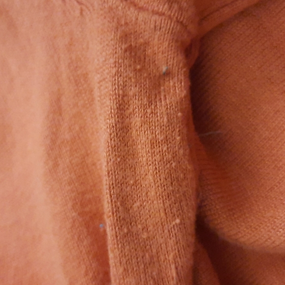 Lane Bryant Burnt Orange U Neckline 3/4 Sleeve Lightweight Sweater Size 18/20 - Picture 6 of 7